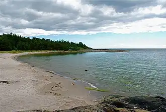 La plage Storsand d'Ålö.