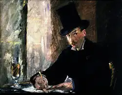 Chez Tortoni, par Édouard Manet