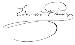 signature d'Édouard Plouvier