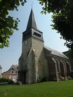 L'église Saint-Martin.