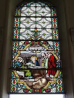 Détail d'un vitrail