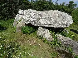 Un dolmen de Groix.