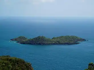 Îlets Pigeon, vue depuis le Morne Malendure