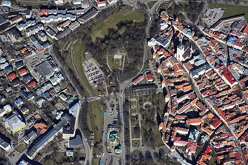 Vue aérienne de Vanalinn.