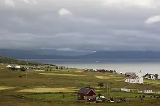Le village et l'église