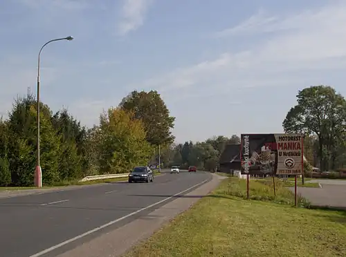 Route à České Libchavy.