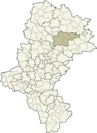 Localisation de Powiat de Myszków