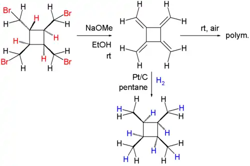 Synthèse du [4]radialene