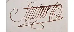 Signature de Antoine Joseph Santerre