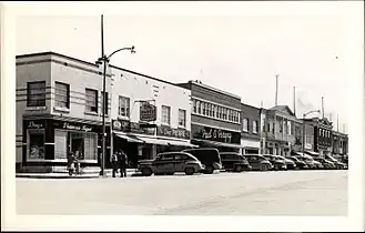 Amos, Carte postale vers 1930-1948