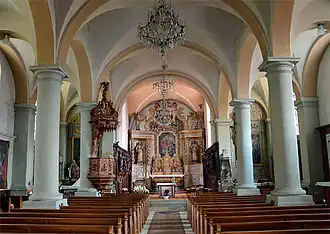 Intérieur de l'église.