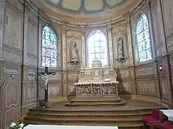 Ploudiry, église paroissiale, le chœur.