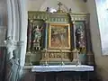 La Martyre, église Saint-Salomon, autel du collatéral nord de style Renaissance