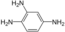 Image de la molécule de Phényl-1,2,4-triamine.