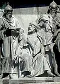 Vladimir&nbsp;II sur le monument du millénaire à Novgorod.