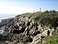 Les falaises à l'est de la Pointe Saint-Mathieu en allant vers les Rospects.