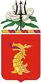 Tête et coup de Dragon. 114th Field Artillery Regiment (United States)&nbsp;(en)