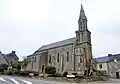 L'église Notre-Dame de Callac en Plumelec (Morbihan).