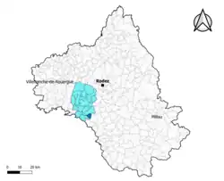 Meljac dans le canton de Ceor-Ségala en 2020.