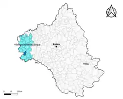 Monteils dans l'intercommunalité en 2020.