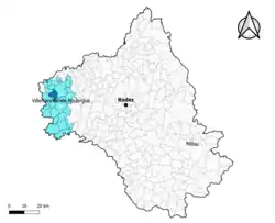 Sainte-Croix dans l'intercommunalité en 2020.