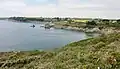 Pointe annexe située entre l'anse de Keric et la grève de Porslous vue depuis la pointe de Keric.