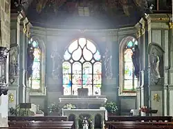 Intérieur de l'église.