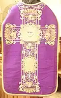 Chasuble de la paroisse Saint-Yves (vers 1890).
