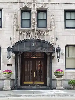 Entrée du no&nbsp;1448.