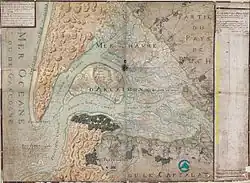 Carte de Claude Masse, 1708.