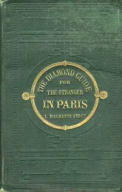 Couverture du Guide Joanne Diamond Guide for the Stranger in Paris,&nbsp;1867, Paris : Hachette.