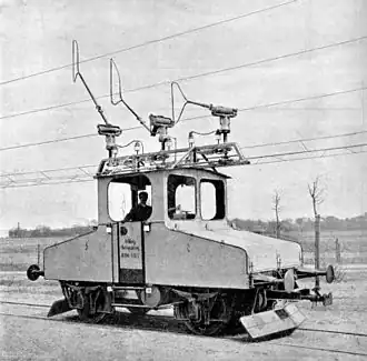 Bad Berka I, locomotive en courant triphasé de la ligne Groß-Lichterfelde – Zehlendorf.
