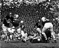 Défense de Maryland lors du match de 1952 au Byrd Stadium de College Park.