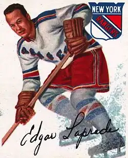 Description de l'image 1954 Topps Edgar Laprade.JPG.