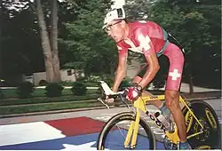 Photo de Zülle sur son vélo.