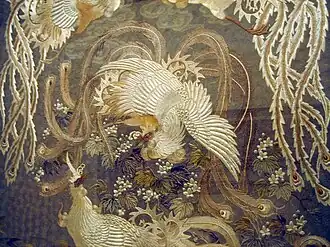 Tissu en soie du Japon.