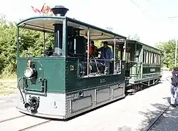 Locomotive à vapeur bicabine type 030 SLM préservée à Berne