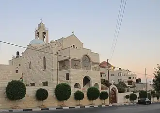 Vue de la nouvelle église melkite Saint-Georges
