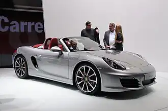 Le Boxster S équipée des jantes « Carrera Classic » de 20&nbsp;pouces.