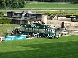 L'hippodrome de Longchamp.