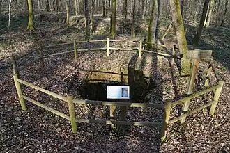 L'ancien puits no&nbsp;15 des mines de Gouhenans.