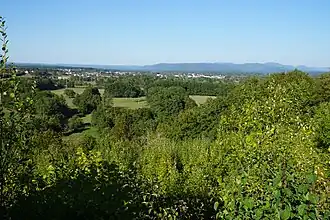 Paysage vers Lure et les Vosges.