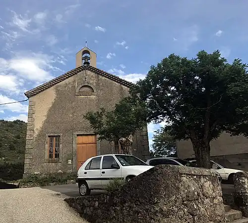 Le temple protestant du village.