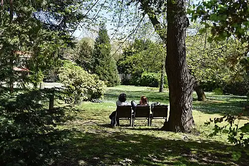 Le parc de nos jours.