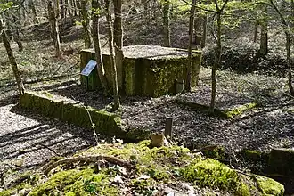 Bâtiment du treuil de la descenderie Bathiard.