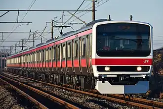 L'unique série 209-500 de la ligne Keiyō