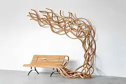 Pablo Reinoso, Curly Bench, 2019