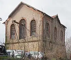 Bâtiment de la machine d'extraction.