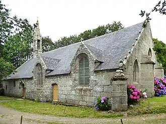 la chapelle vue du sud-ouest