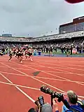 Pendant les Penn Relays 2024